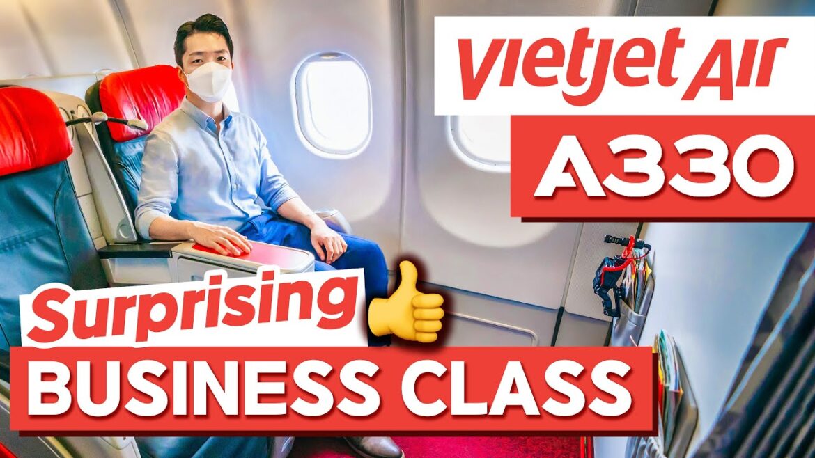 SURPRISING VietJet A330 Business Class - INCREDIBLE Meal Service! (ft.@Yêu Máy Bay)