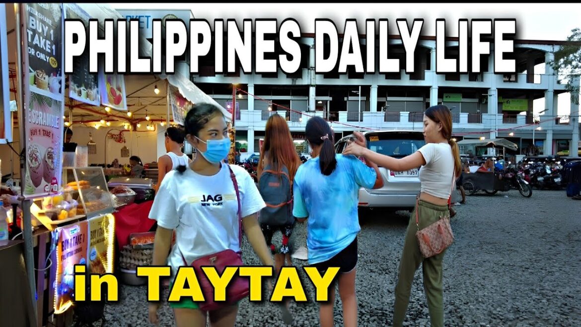 A Typical Daily Life in TAYTAY RIZAL | Walking Tour Philippines (4K HD)