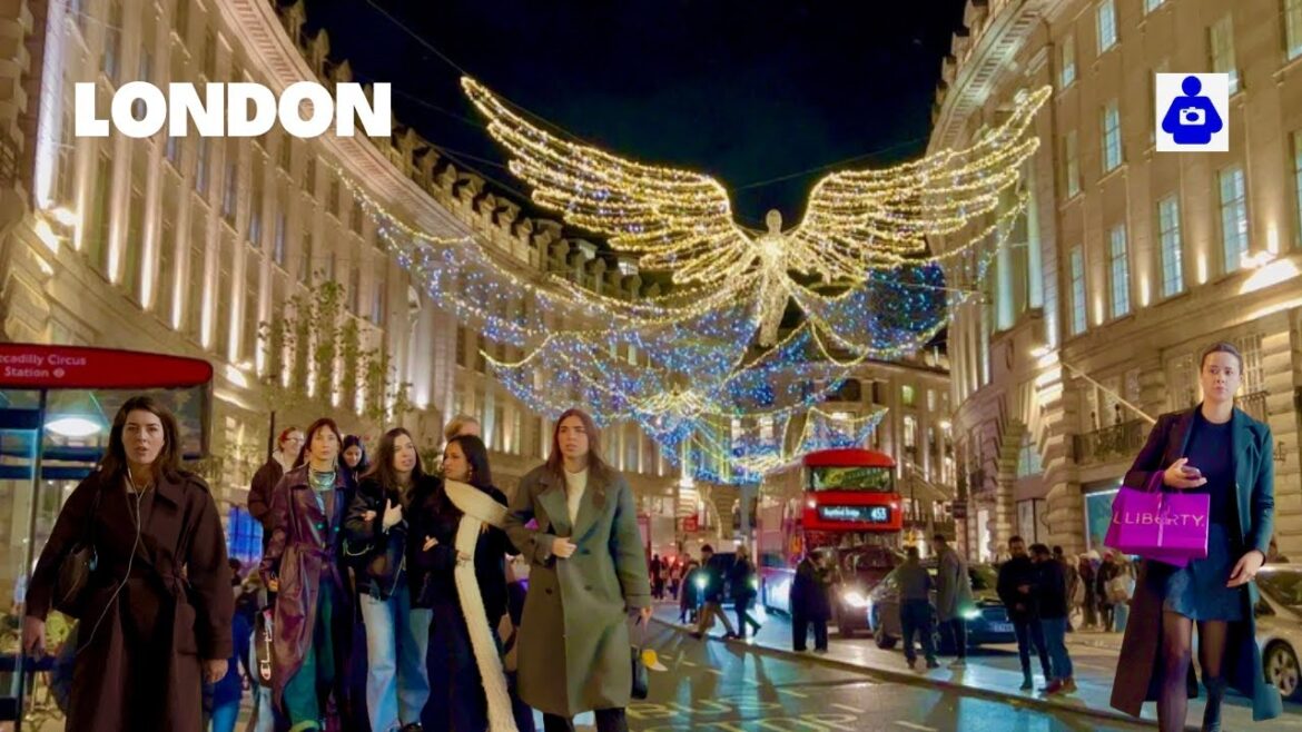 🌟  Oxford Street & 👼 Regent Street the Best LONDON CHRISTMAS LIGHTS 2022 | London Walking Tour.