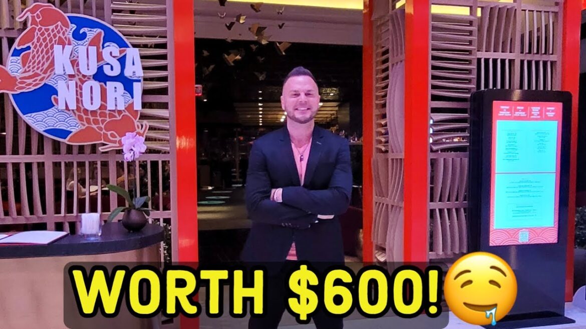 THE Greatest $300 Dinner in VEGAS - KUSA NORI (Resorts World)