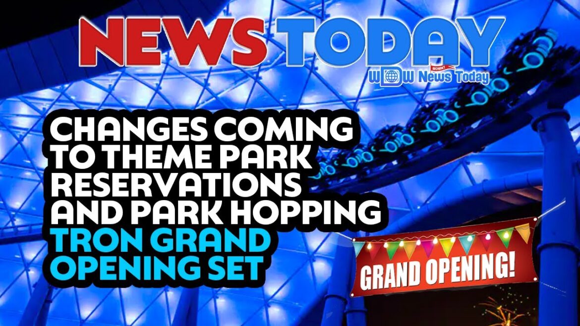 Changes Coming to Theme Park Reservations and Park Hopping, TRON Grand Opening Set Changes Coming to Theme Park Reservations and Park Hopping, TRON Grand Opening Set