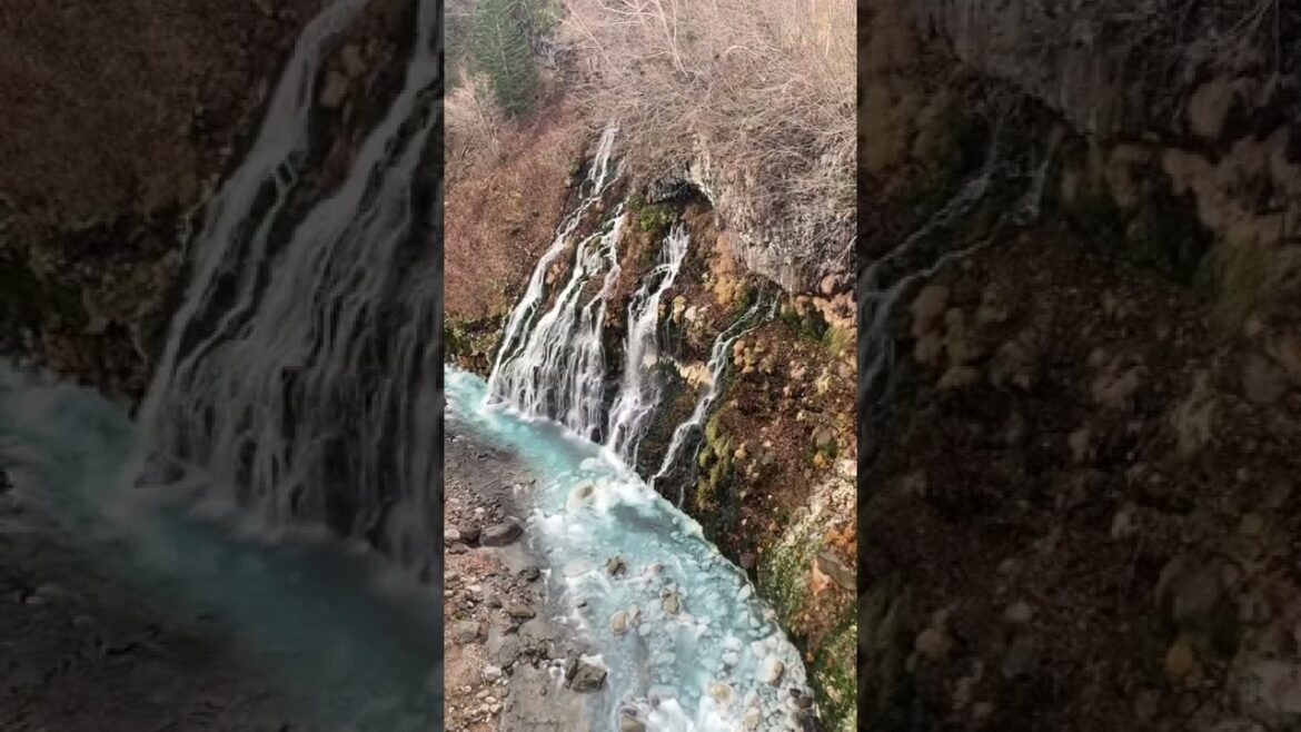 白ひげの滝 at 十勝岳 #shorts @A STYLE JAPAN TV 白ひげの滝 at 十勝岳 #shorts @A STYLE JAPAN TV