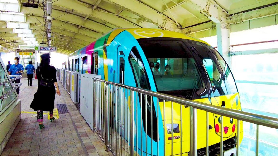 [Japan Train] Okinawa Monorail (4K ASMR 1 hour 01 minutes)