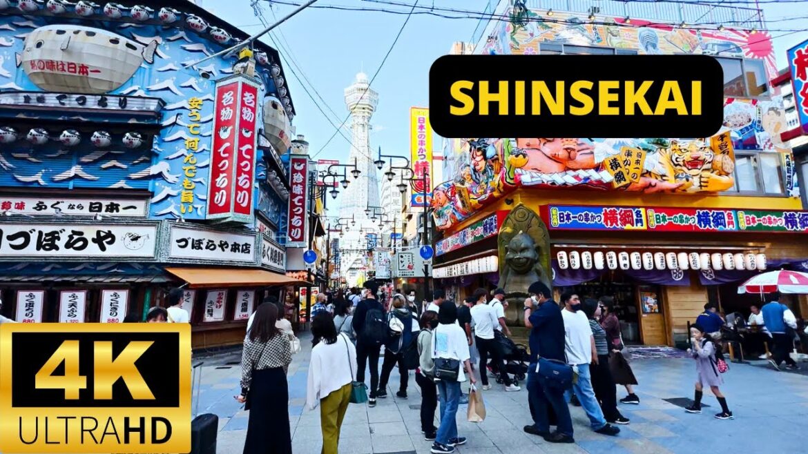OSAKA, JAPAN 🇯🇵 [4K] Shinsekai District — Walking Tour 2022