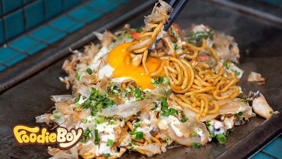 Korean Street Food Stir-fried noodles