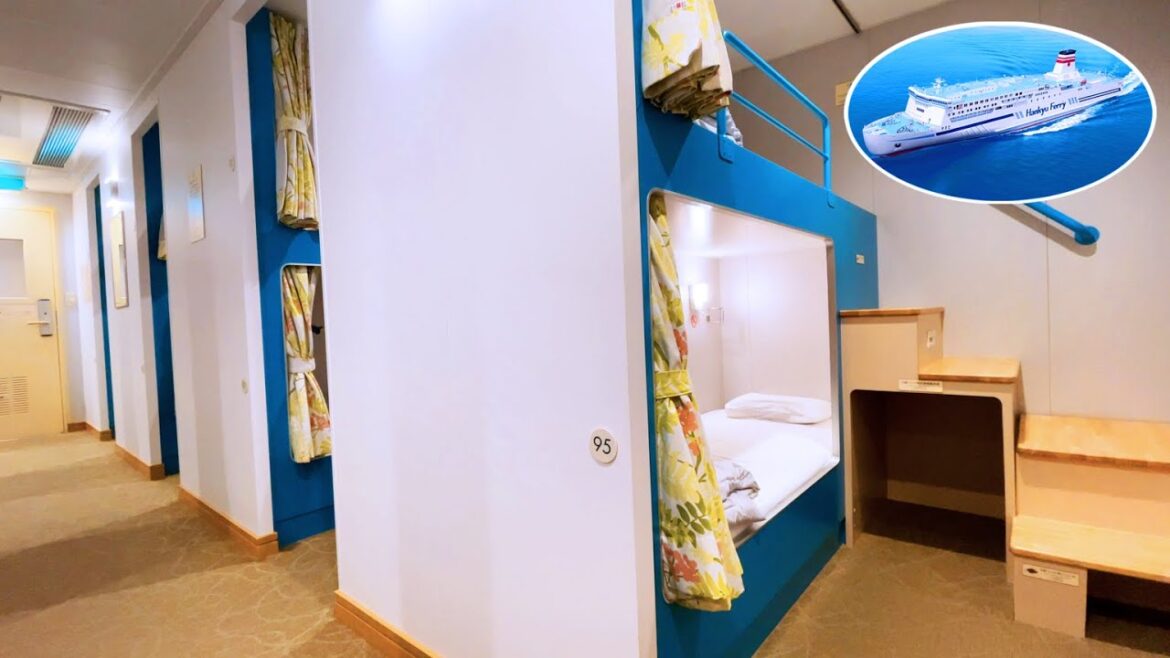 Japan's overnight capsule ferry |From Osaka to Fukuoka Hankyu Ferry