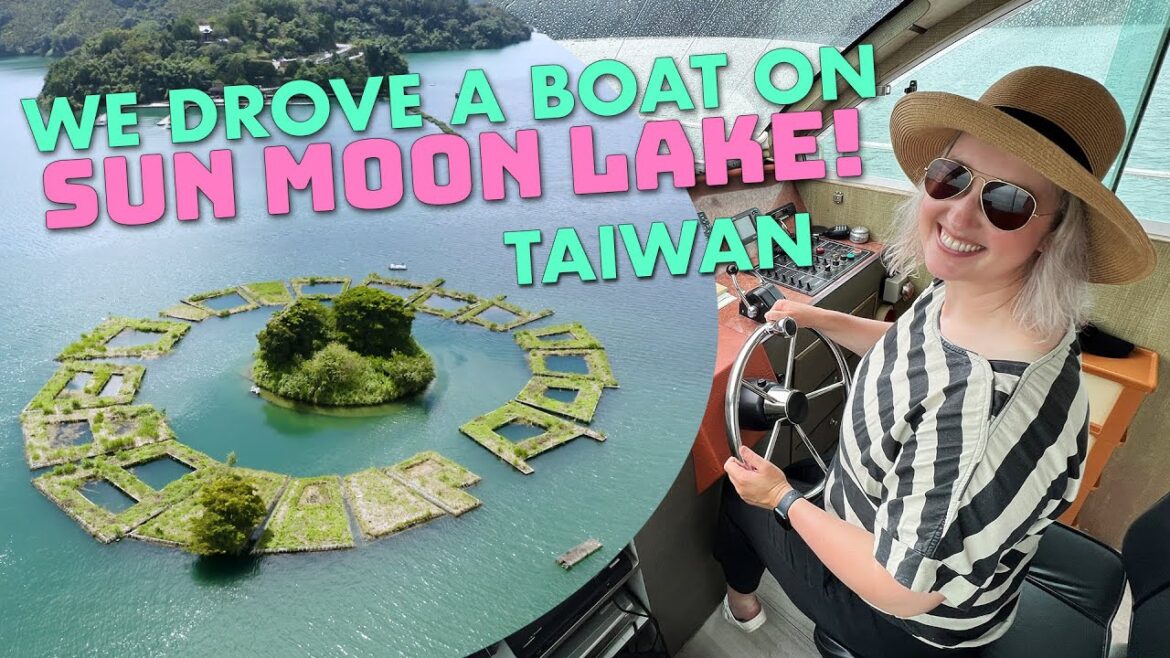 We Drove a Boat on Sun Moon Lake in Taiwan! (台灣)