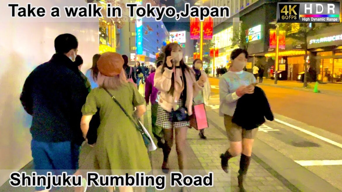 4K 60fps HDR// Take a walk in Tokyo, Japan, Shinjuku Mosaic Street→LUMINE2→Shinjuku dori avenue 4K 60fps HDR// Take a walk in Tokyo, Japan, Shinjuku Mosaic Street→LUMINE2→Shinjuku dori avenue