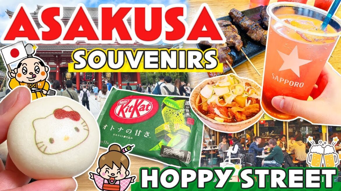 Tokyo souvenirs from Asakusa Don Quijote & Asakusa Izakaya Street Food / Japan Travel Guide