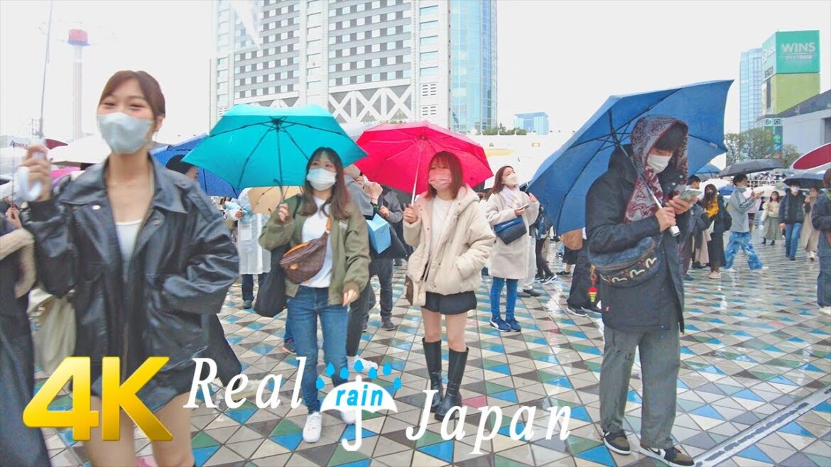 Tokyo Rain Evening Walk – Tokyo Dome City (東京ドーム) – 4k ambience ASMR Tokyo Rain Evening Walk - Tokyo Dome City (東京ドーム) - 4k ambience ASMR