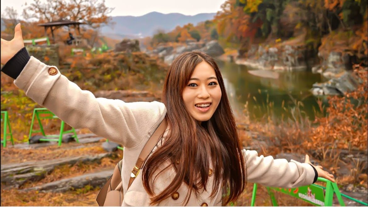 A Day to Night in Wild Nature With a Japanese Girl