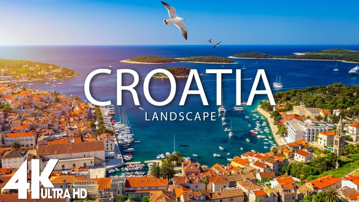 FLYING OVER CROATIA (4K UHD) - Relaxing Music Along With Beautiful Nature Videos - 4K Video Ultra