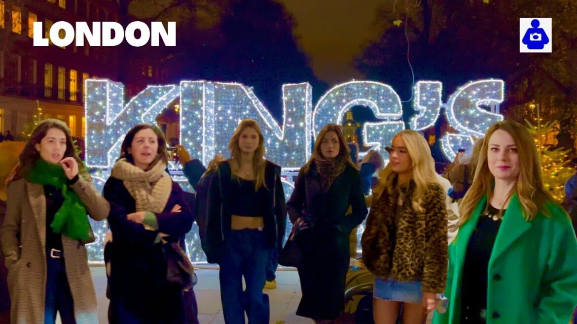 CHELSEA Christmas Lights Switch On 2022 🎄 LONDON CHRISTMAS WALK 2022 | London Night Walk [4K HDR]