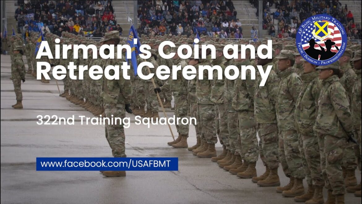 322nd Training Squadron Airman's Coin and Retreat Ceremony — November 22, 2022 322nd Training Squadron Airman's Coin and Retreat Ceremony -- November 22, 2022