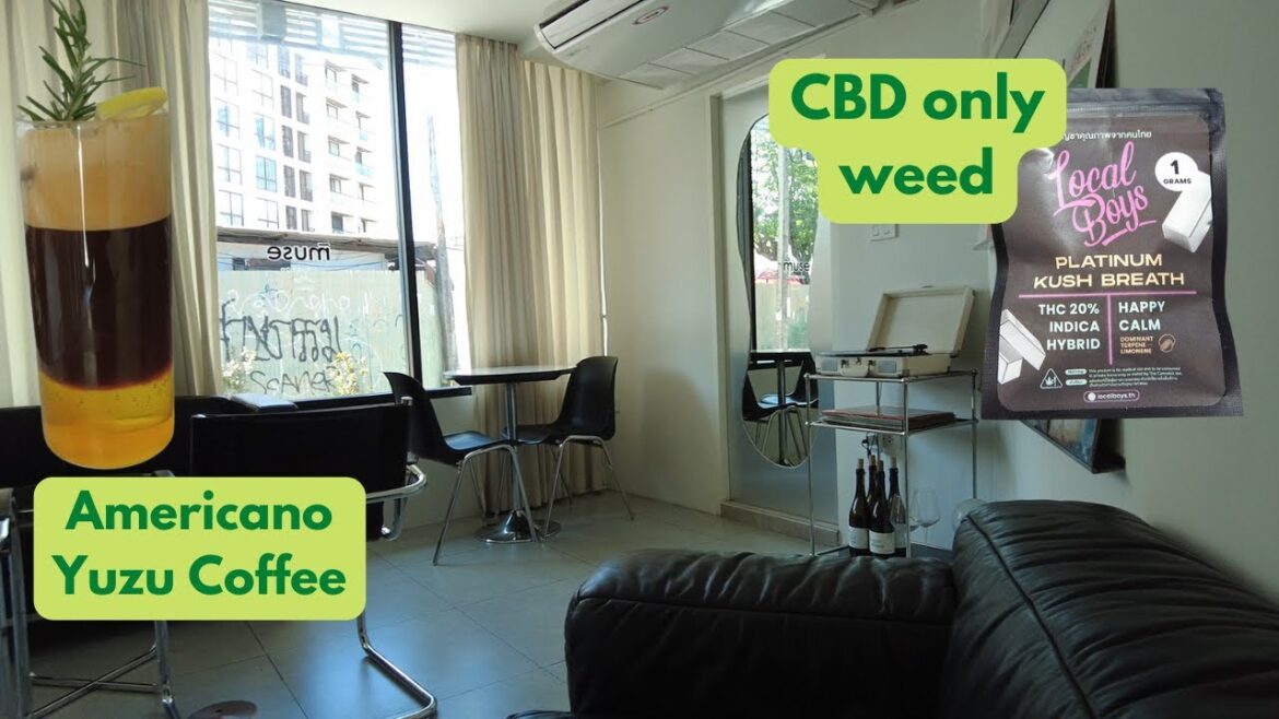 ☕ A unquie way to spend morning in Sukhumvit( local coffee, CBD weed, + walking weather) 🌞