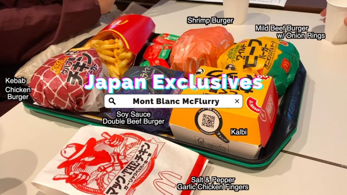 McDonald's Japan Dinner VLOG