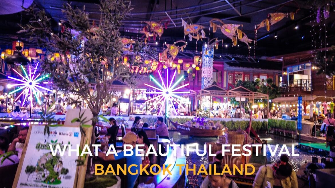 [Take a Walk 🇹🇭] Bangkok | What a Beautiful Festival there