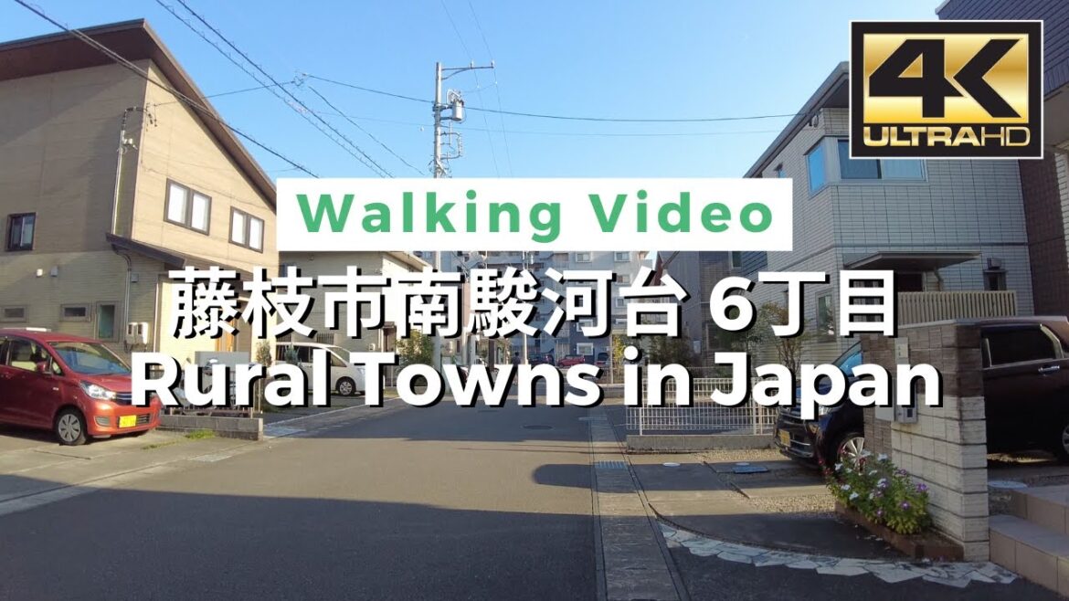 【4K】Rural Towns in Japan – 藤枝市南駿河台6丁目 Walking tour / Japan / DJI Pocket 2 【4K】Rural Towns in Japan - 藤枝市南駿河台6丁目 Walking tour / Japan / DJI Pocket 2