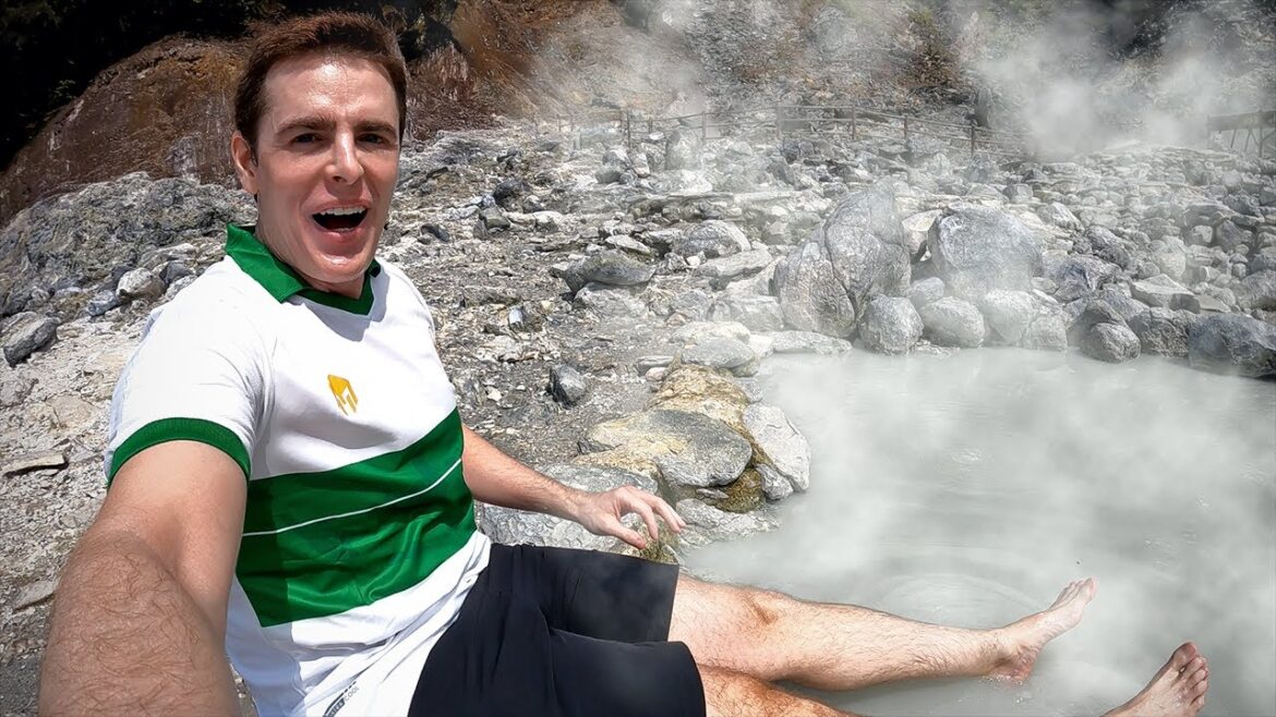 Active Volcano in West Java, Indonesia 🇮🇩