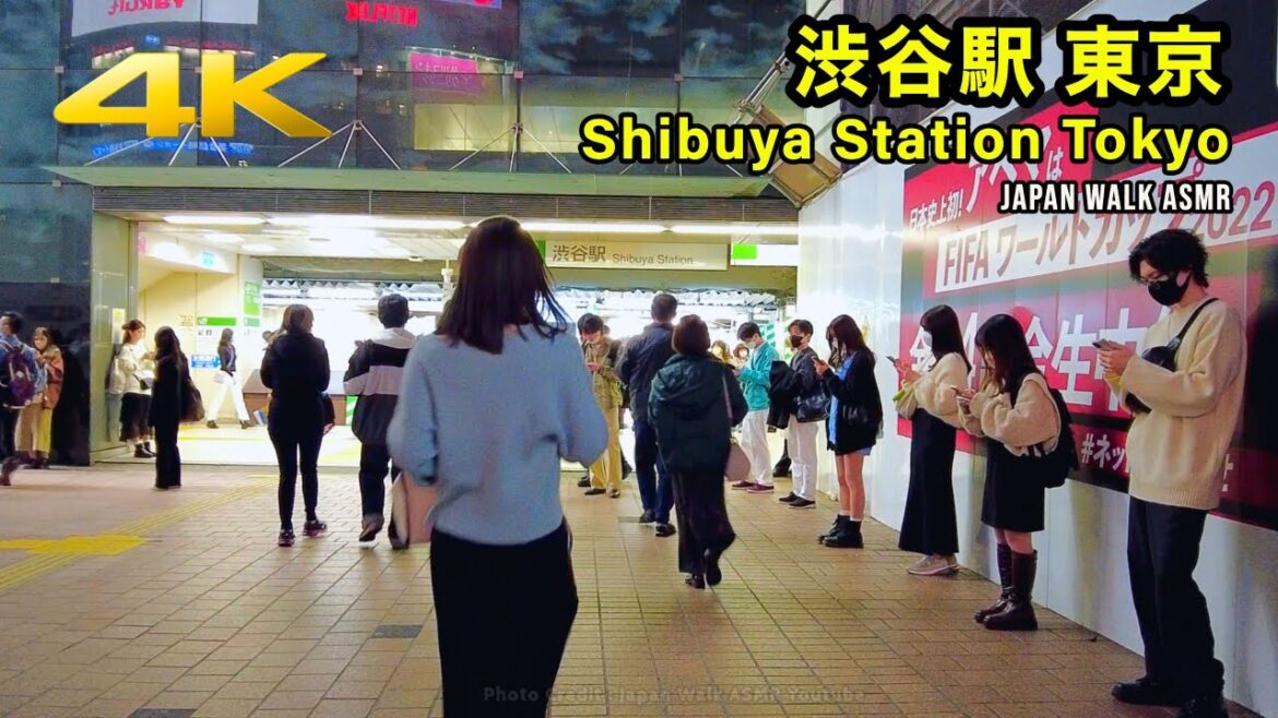 【4K】Japan Walk Shibuya Evening Walk Crowded with Teenagers 2022 渋谷をお散歩 #お散歩 #渋谷 #shibuya