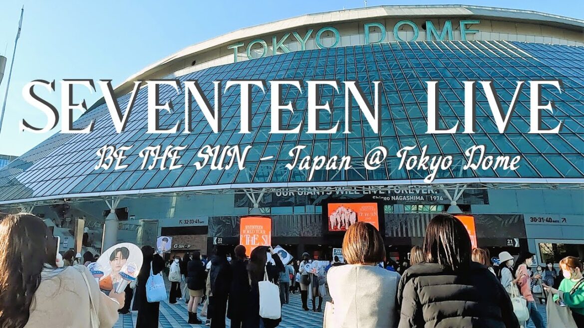 Tokyo Walk - SEVENTEEN WORLD TOUR [BE THE SUN - Japan ]【GoPro HERO 11 4K】 セブンティーン 開演前 東京ドームライブの様子