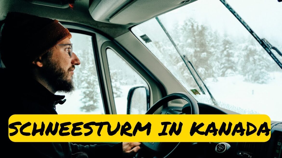FLUCHT aus dem SCHNEESTURM | Van Life Kanada | Panamericana #20