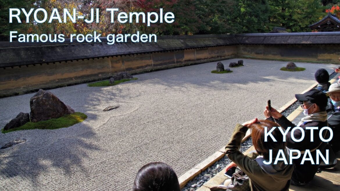 【JAPAN TRAVEL:KYOTO】RYOAN-JI Temple World-famous Japanese rock garden Kyoto walking Japan Vlog 【JAPAN TRAVEL:KYOTO】RYOAN-JI Temple World-famous Japanese rock garden Kyoto walking Japan Vlog