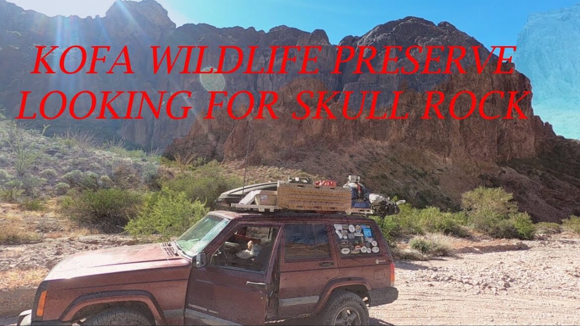 Exploring Kofa national wildlife refuge failed attempt looking for skull rock