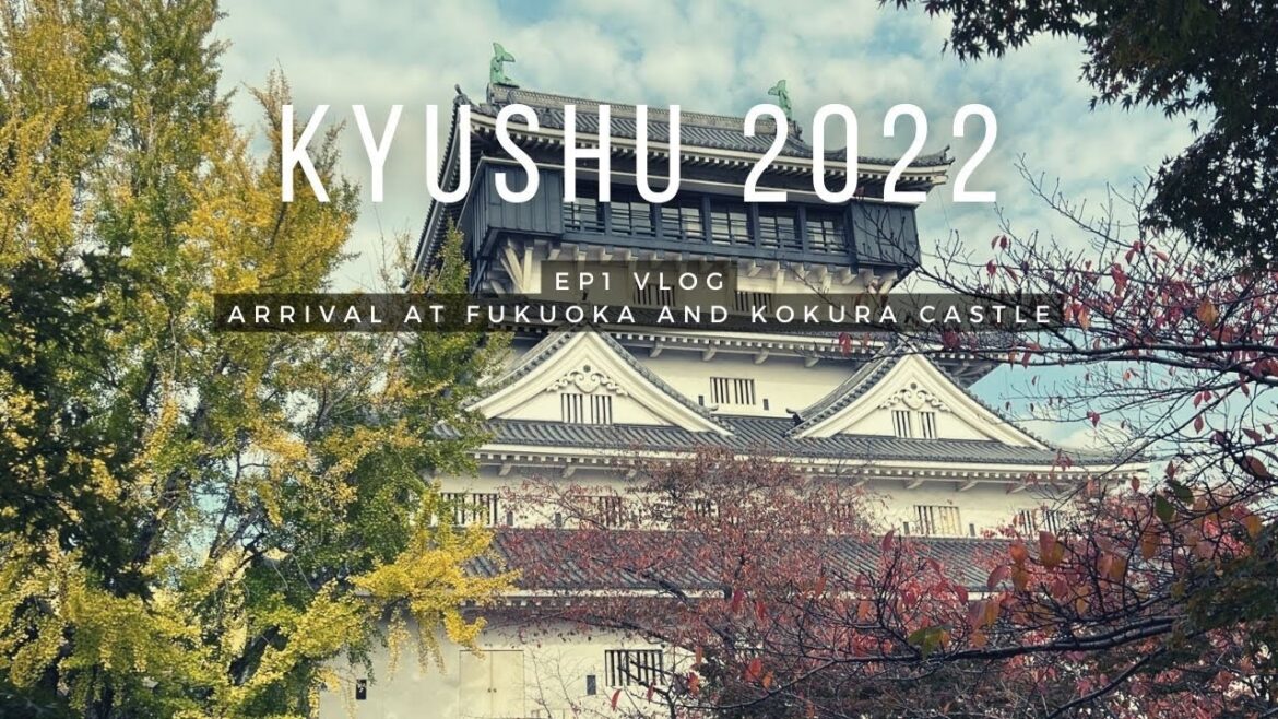Arrival at Fukuoka, Kokura Castle and driving to Hiroshima [Kyushu Vlog EP 1]