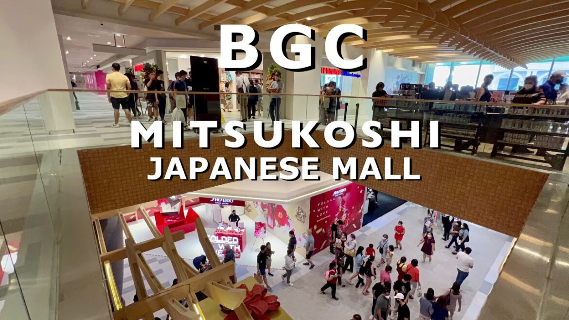 [BGC] Mitsukoshi Mall Walking Tour | Bonifacio Global City Taguig Metro Manila Japanese Mall Walk