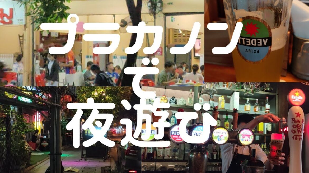 【プラカノンを飲み歩く 続編】駅周辺からパタナカン方面へ歩きます。Pridi18あたりまでお店はそこそこありますが、その先はちょっと寂しいです。Pridi31あたりから少しにぎやかになってきます。