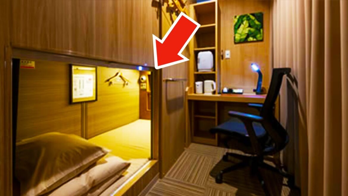 Capsule hotel in Japan with many amenities 😪🛌 Anshin Oyado Premium Nagoya Sakae