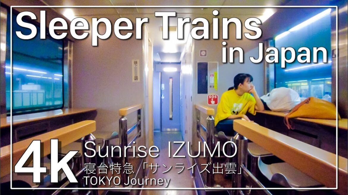 [4K] Sleeper Express Sunrise Izumo Walk - Japan's Last Sleeper Express