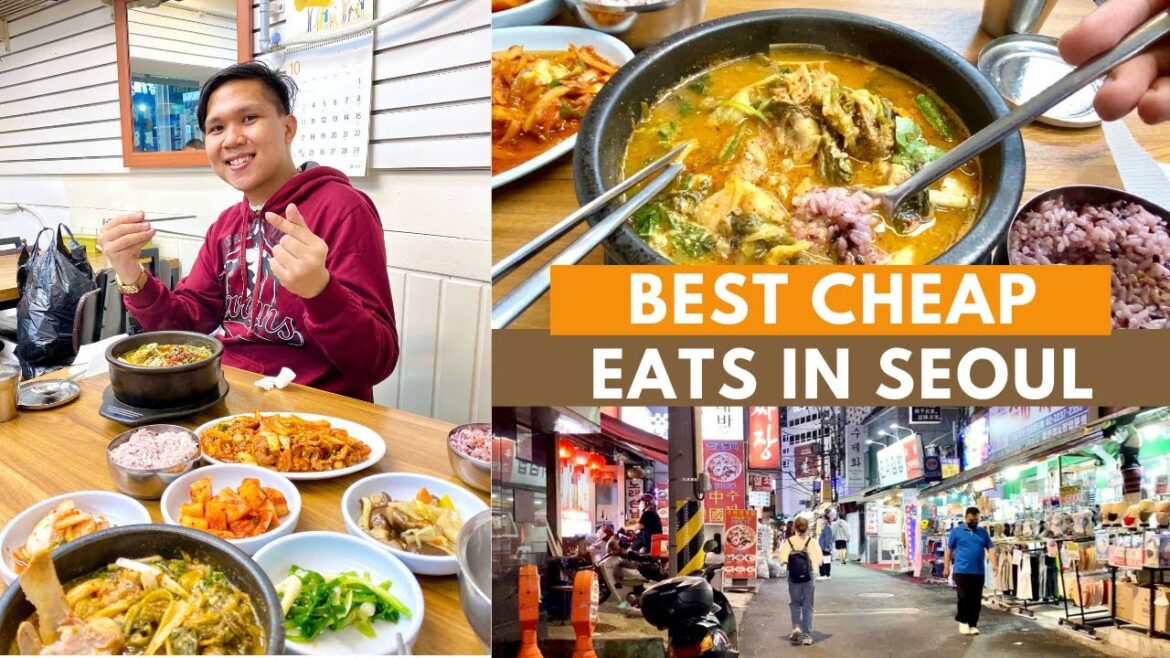 BEST CHEAP EATS IN DONGDAEMUN SEOUL | KOREA TRAVEL VLOG 2022