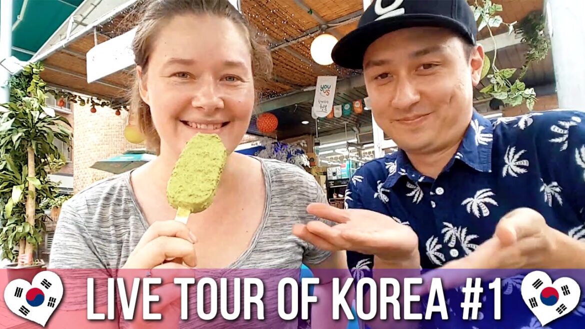 Kyungridan 경리단 - 🇰🇷 LIVE TOUR OF KOREA #1