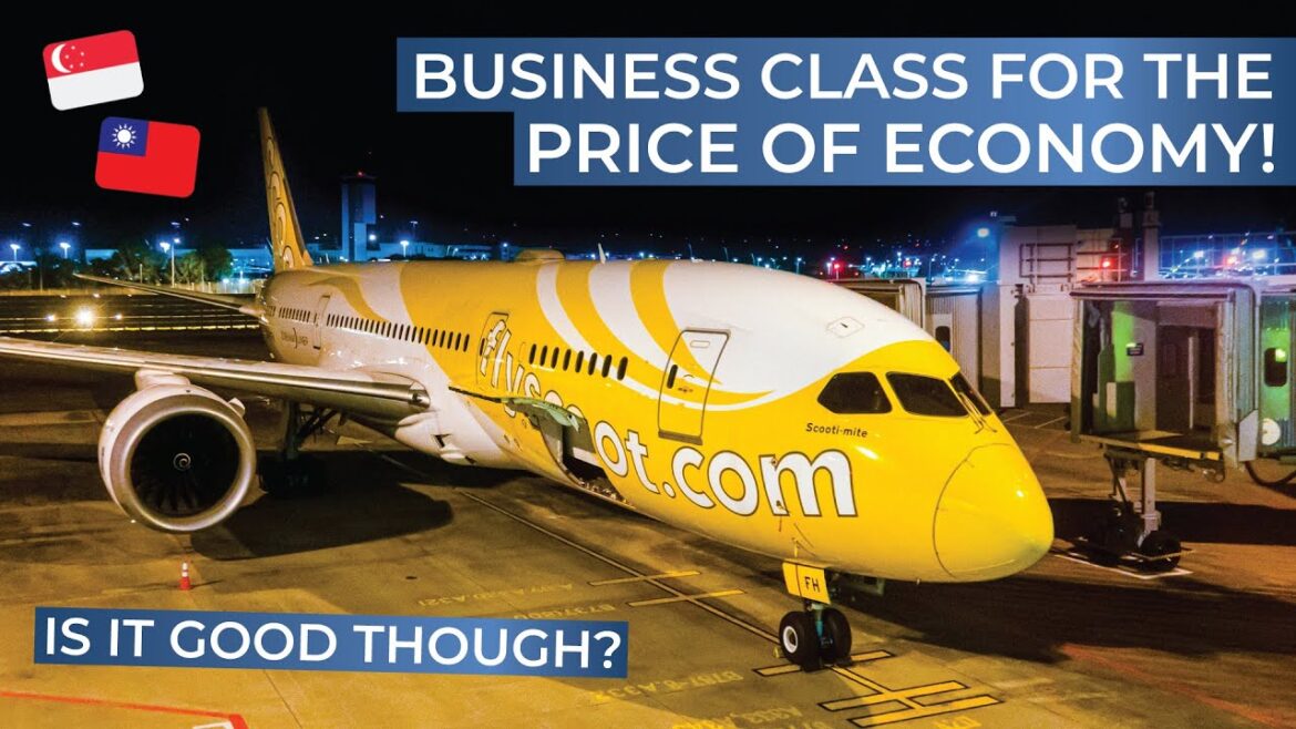 TRIPREPORT | Scoot (BUSINESS) | Boeing 787-8 | Taipei Taoyuan - Singapore