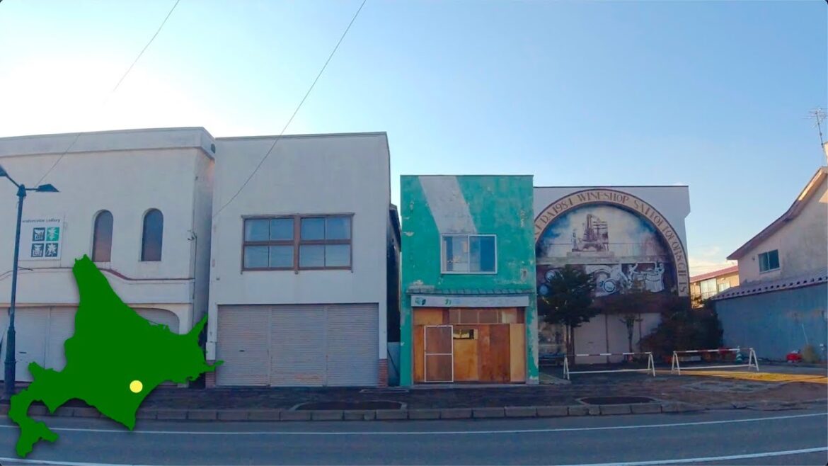 4K Walk Japan　池田町の商店街を散歩　2022年10月