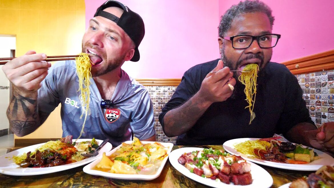 Eating TRINIDADIAN CHINESE FOOD for the FIRST TIME in Port of Spain, Trinidad!! Eating TRINIDADIAN CHINESE FOOD for the FIRST TIME in Port of Spain, Trinidad!!