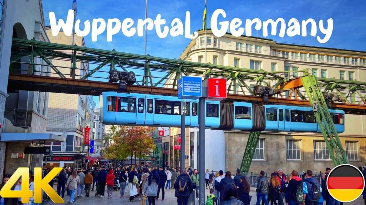 Wuppertal, Germany walking tour 4K 60fps Wuppertal, Germany walking tour 4K 60fps
