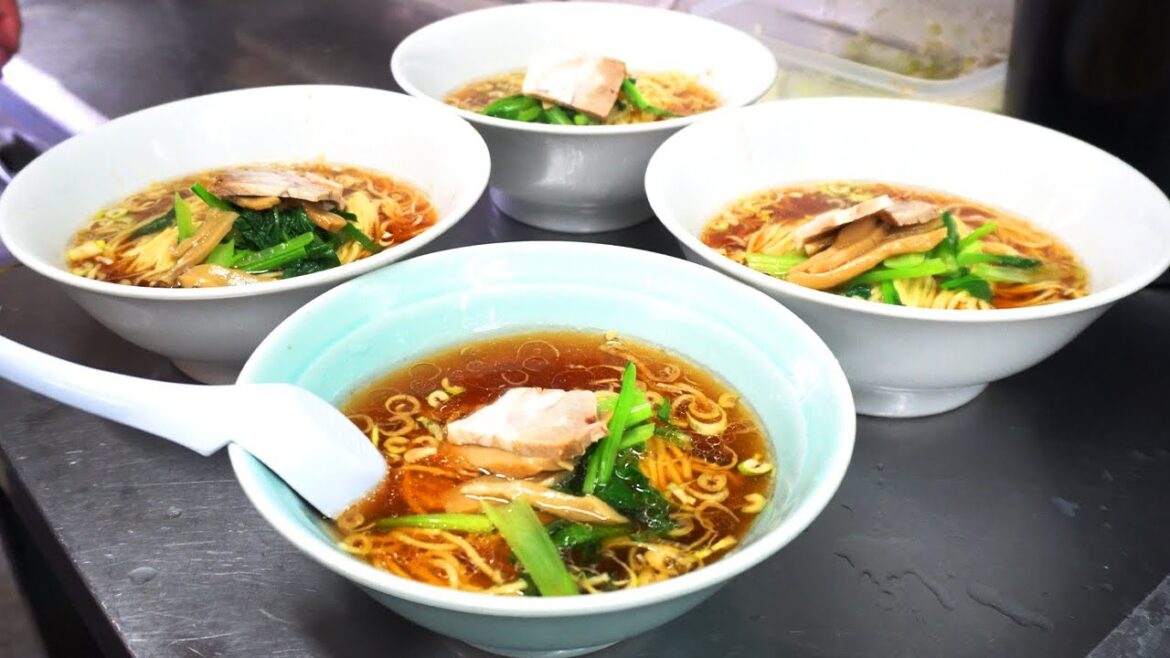 Japanese Comedians Love his RAMEN! Happy Chef has been cooking here for 36years!