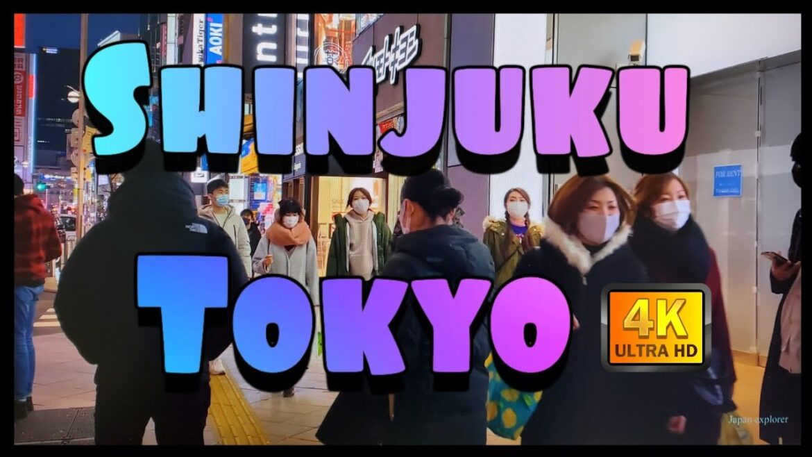 【4K】Japan Walk - Tokyo Shinjuku City ,新宿区, January 2021,#Japan #Tokyo #Shinjuku #新宿