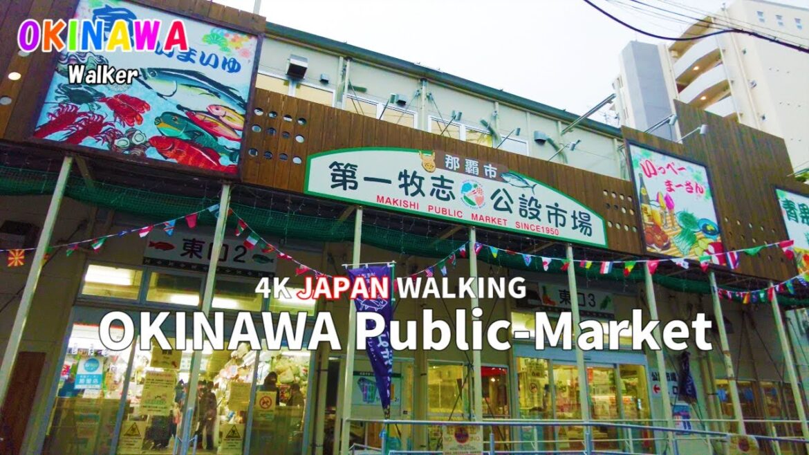 【沖縄旅行】沖縄で新鮮な魚を食べるなら絶対ここ！牧志公設市場をバーチャルお散歩！2022.11 [4K] Okinawa makishi-public-market Walk