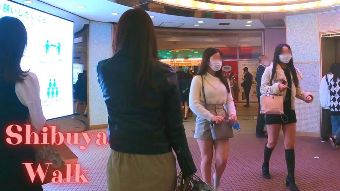 Shibuya Tokyo in Japan walking tour. 【4K】11.2022 Shibuya Tokyo in Japan walking tour. 【4K】11.2022