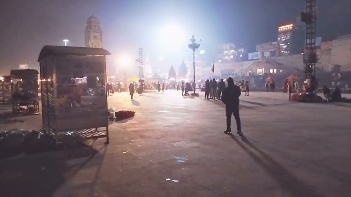 हरिद्वार रात 9 बजे का समय। Beautiful night view in haridwar #haridwar #ganga #night #views