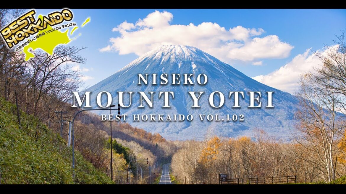 羊蹄山 4K／北海道の絶景景色 【BESTHOKKAIDO_VOL.102】Superb view of Hokkaido／Mt.Yotei