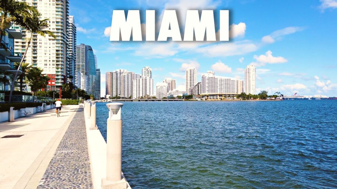 Brickell Bay Downtown Miami Ocean Front Walking Tour Florida 4k Brickell Bay Downtown Miami Ocean Front Walking Tour Florida 4k