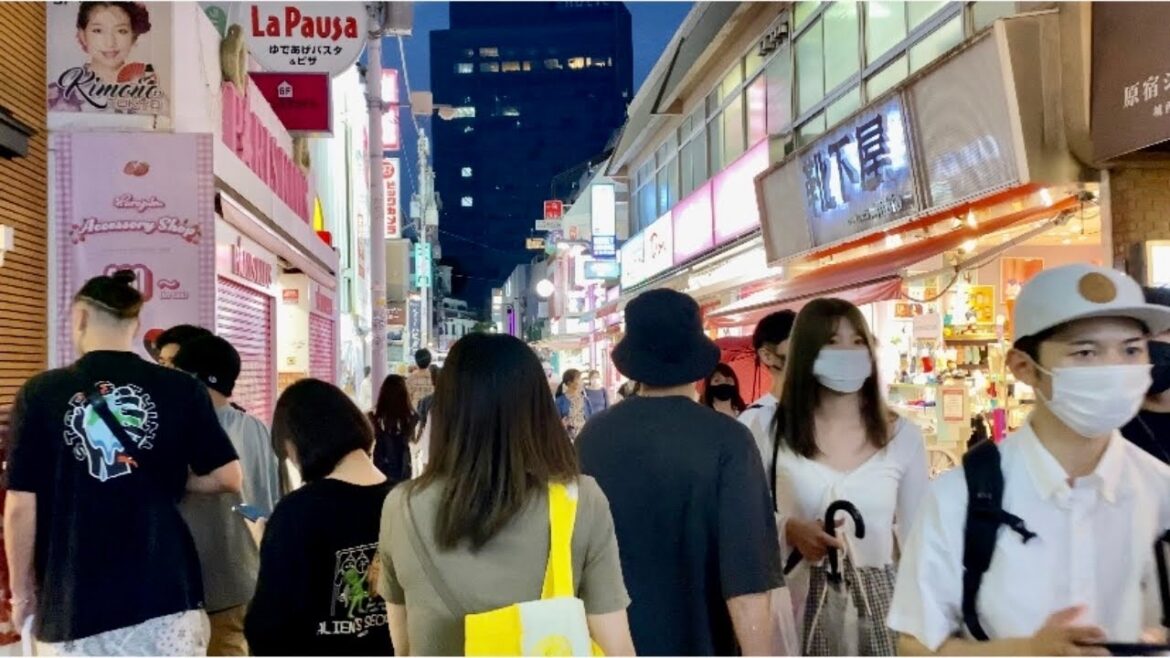 【4K】Tokyo Night Walk - Harajuku to Shibuya (June,2021)