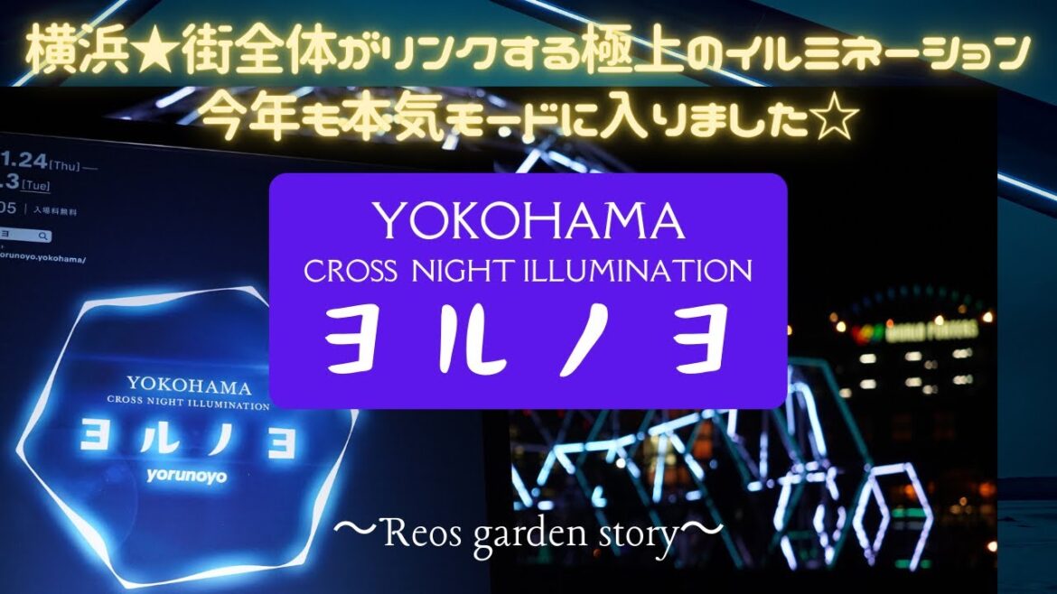 【ヨルノヨ★2022】横浜 街と光のアートイルミネーション ～Reos garden story～