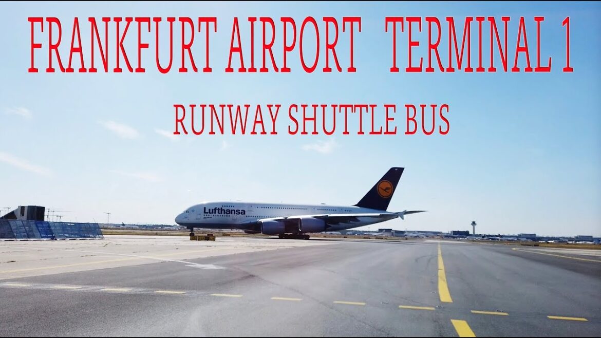 【Airport Tour】Frankfurt am Main Airport TERMINAL 1 Runway Shuttle Bus