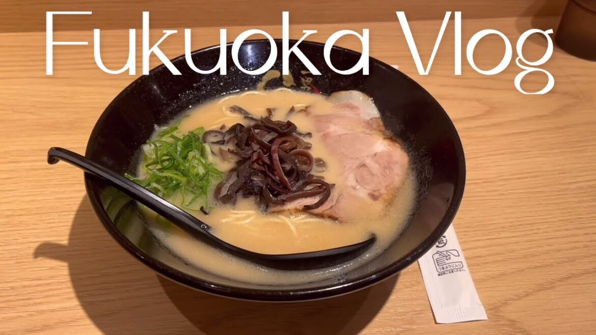 Fukuoka vlog | 나홀로 후쿠오카 여행 | 여행 마지막날까지 알차게 보낸 빵순이🥖 | #구시다신사 #후루후루베이커리 #모찌롤 #라멘 #후쿠오카공항 #면세점털기 #로이스